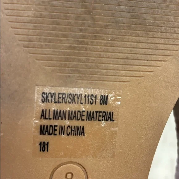 Steve Madden Skyler Tan Studden Sandals 8 WORN ONCE - Picture 12 of 14